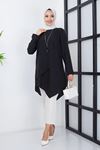Kolyeli Tunik Siyah