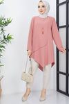 Kolyeli Tunik Pembe